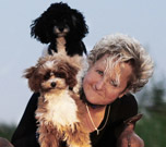 Linda mit Zoe und Inuk